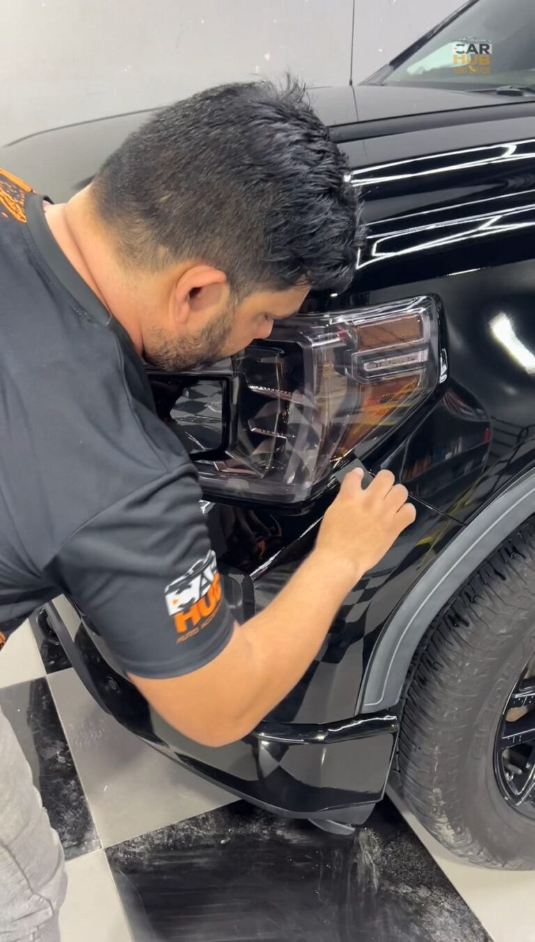 Headlights Smoke applying